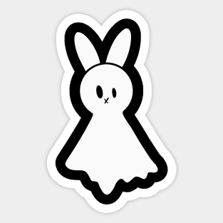 Ghost Bunny Sticker